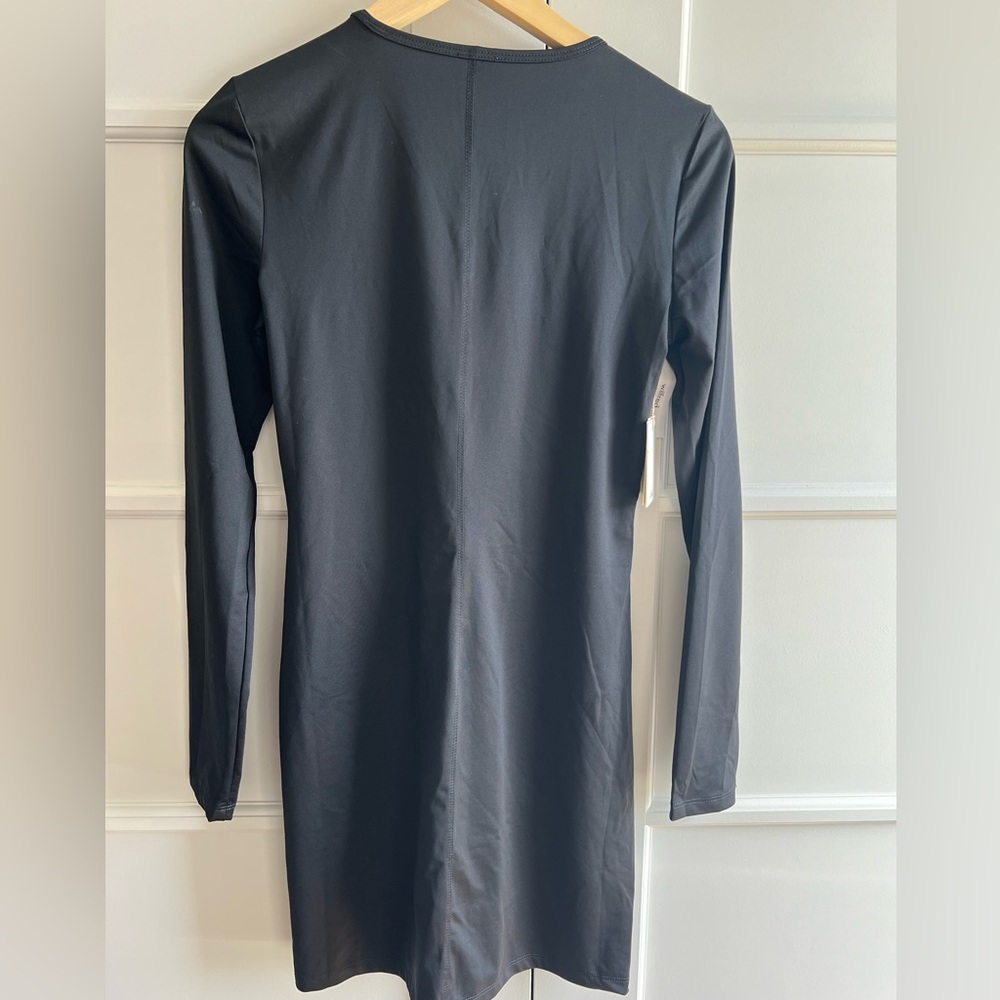 Wilfred Fleure Dress NWT - Black mini sheath longsleeve - Picture 3 of 4